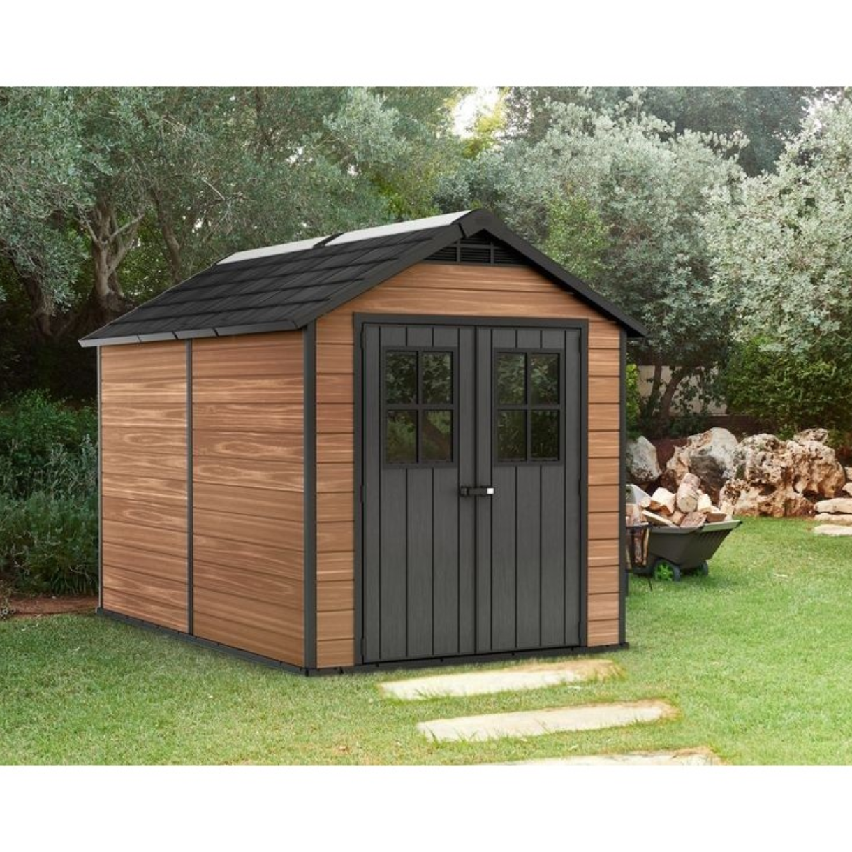 Keter Casetta da Giardino in Resina NEWTON WOODSHIELD 7511
