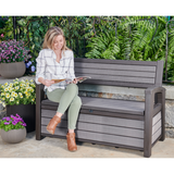 KETER HUDSON STORAGE BENCH GRAFITE