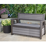 KETER HUDSON STORAGE BENCH GRAFITE