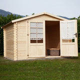 Casetta in legno da giardino Siviglia 250x250 cm