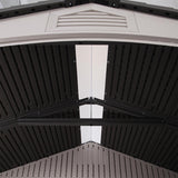 Casetta da giardino in polietilene Torino2 204x204 cm