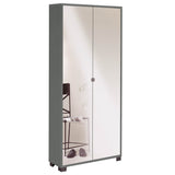 Armadio 2 ante con specchio 83x29x190H cm