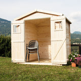 Casetta in legno da giardino Giulia 200x200 cm