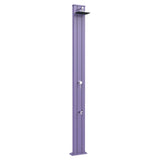 Doccia Solare in alluminio SPRING S 30 Litri con lavapiedi
