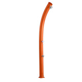 Doccia Solare in alluminio JOLLY CURVA 25 litri con lavapiedi