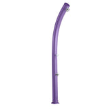 Doccia Solare in alluminio JOLLY CURVA 25 litri con lavapiedi