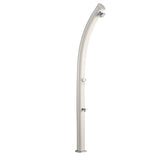 Doccia Solare in alluminio JOLLY CURVA 25 litri con lavapiedi