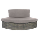 Set mobili in rattan per spa idromassaggio NETSPA Octopus (3 moduli)