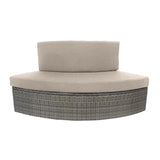 Set mobili in rattan per spa idromassaggio NETSPA VITA PREMIUM   (5 moduli)