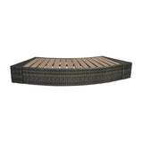 Set mobili in rattan per spa idromassaggio NETSPA VITA PREMIUM   (5 moduli)