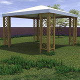 Gazebo Capri 300x300 cm con grigliato