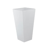 Vaso da GIARDINO in Polietilene GECO Bianco E27 IP65 mod. L cm 28X28X60 mod. XL cm 38x38x90