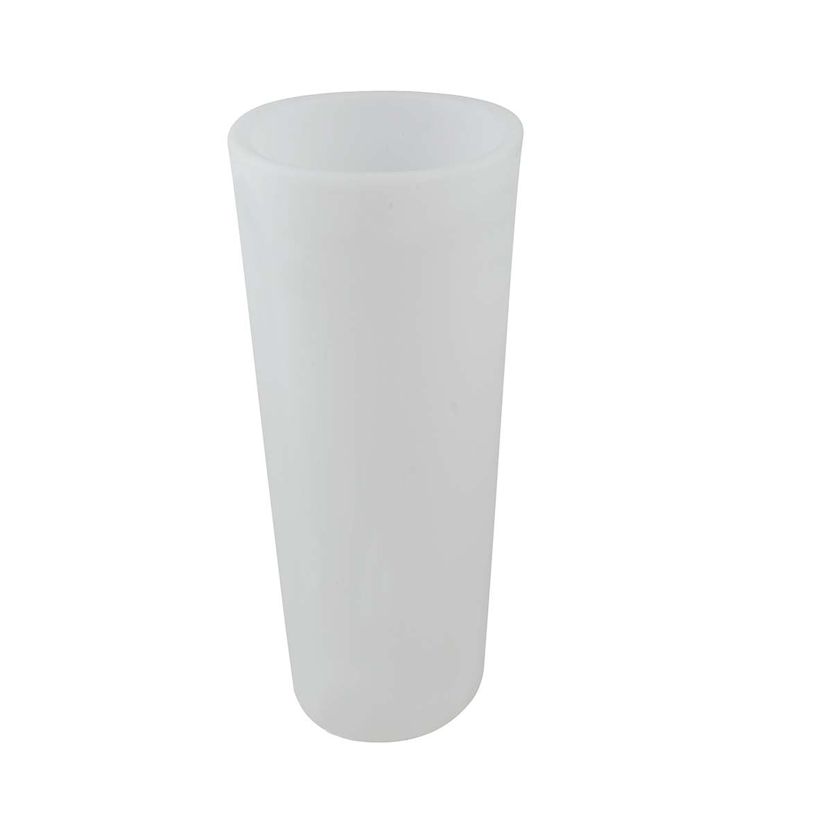 Vaso da GIARDINO luminoso Led, Geco Vaso R - mod. L H 60 x 28 cm - mod. XL H 90 x 38 cm in Polietilene